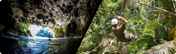 Cave Tubing & Ziplining